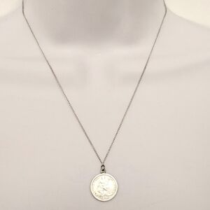 1876 LOVE TOKEN Fancy Engraved Silver Coin United States American